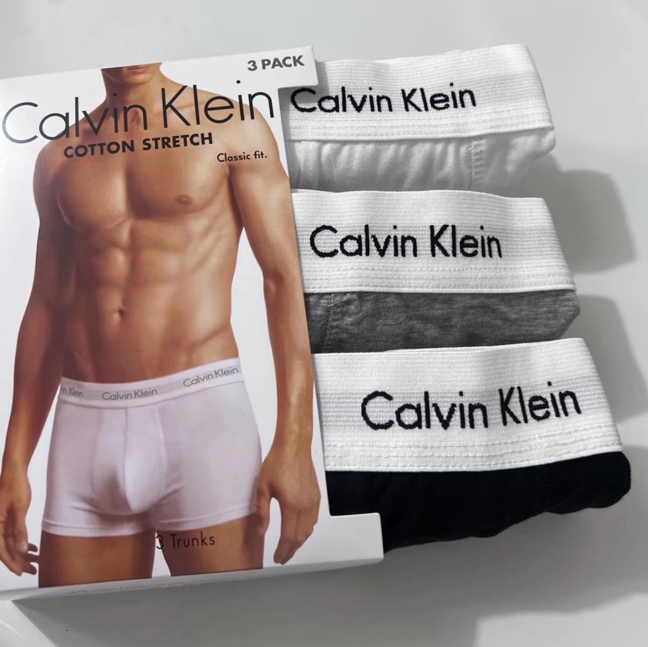 Mens Calvin Klein Boxers 3 Pack-All Colours Classic Underwear