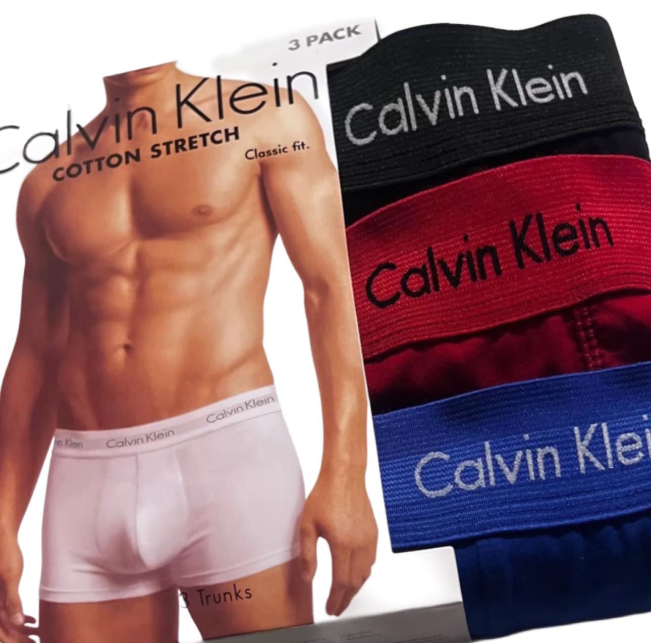 Mens Calvin Klein Boxers 3 Pack-All Colours Classic Underwear