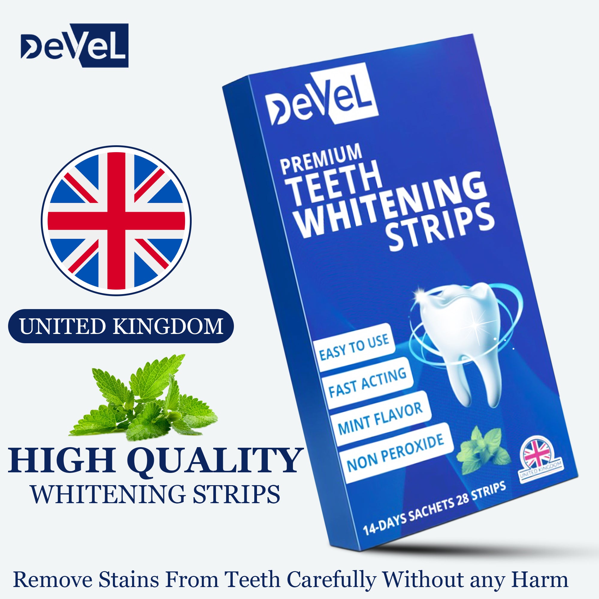 2 Pack- Teeth Whitening Strips