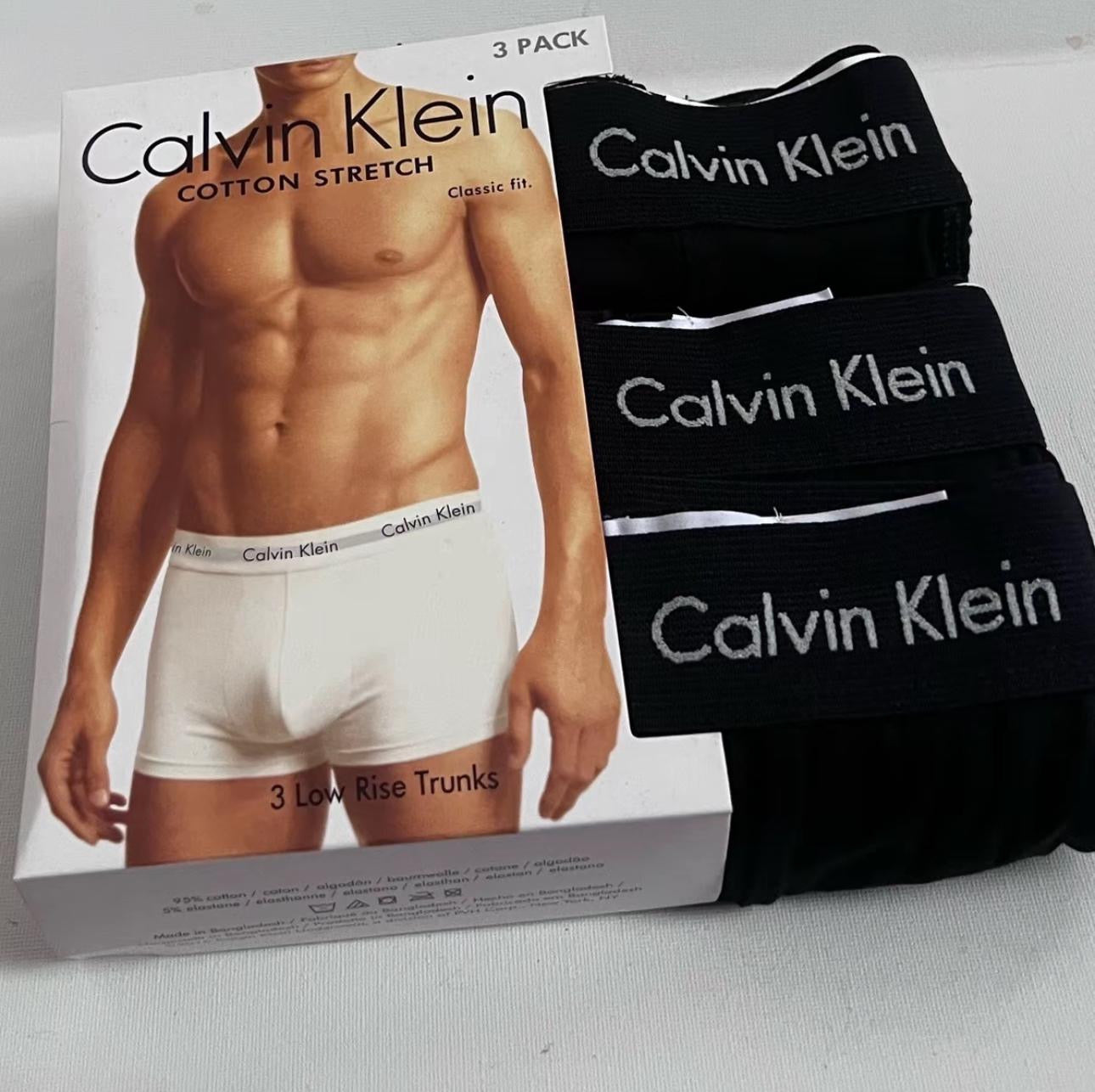 Mens Calvin Klein Boxers 3 Pack-All Colours Classic Underwear
