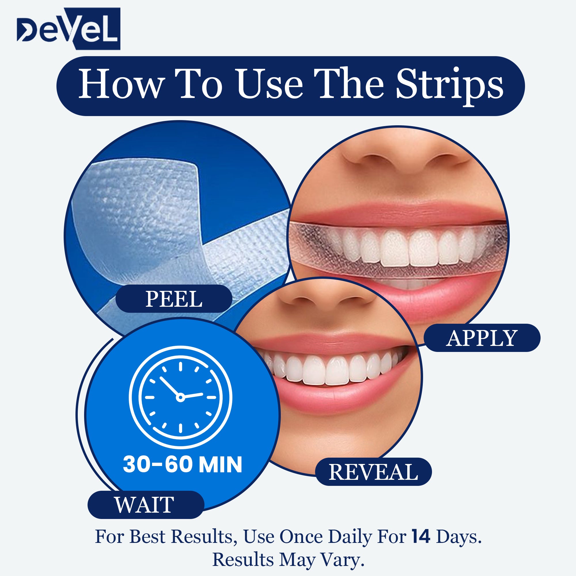 2 Pack- Teeth Whitening Strips